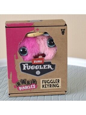 Zuru Fuggler Baby plush pinkles wide eyed screech  -  Plush Keyring